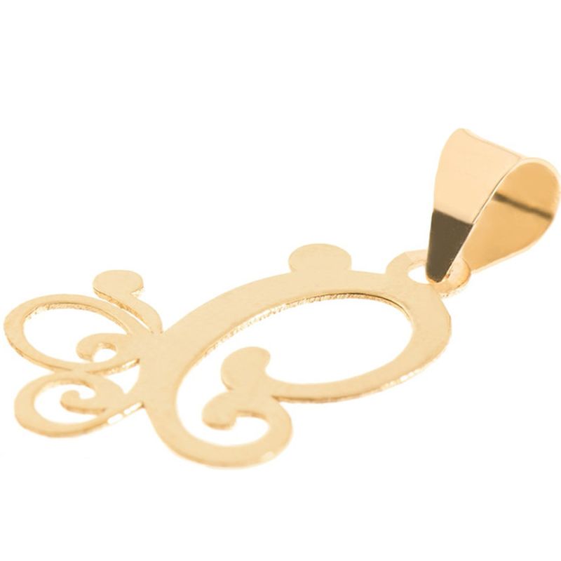 آویز گردنبند طلا 18 عیار زنانه مدل پروانه کد S2089 -  - 2