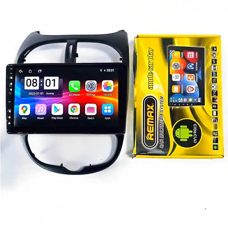 مانیتور خودرو ریمکس مدل اندروید  مناسب برای پژو 206