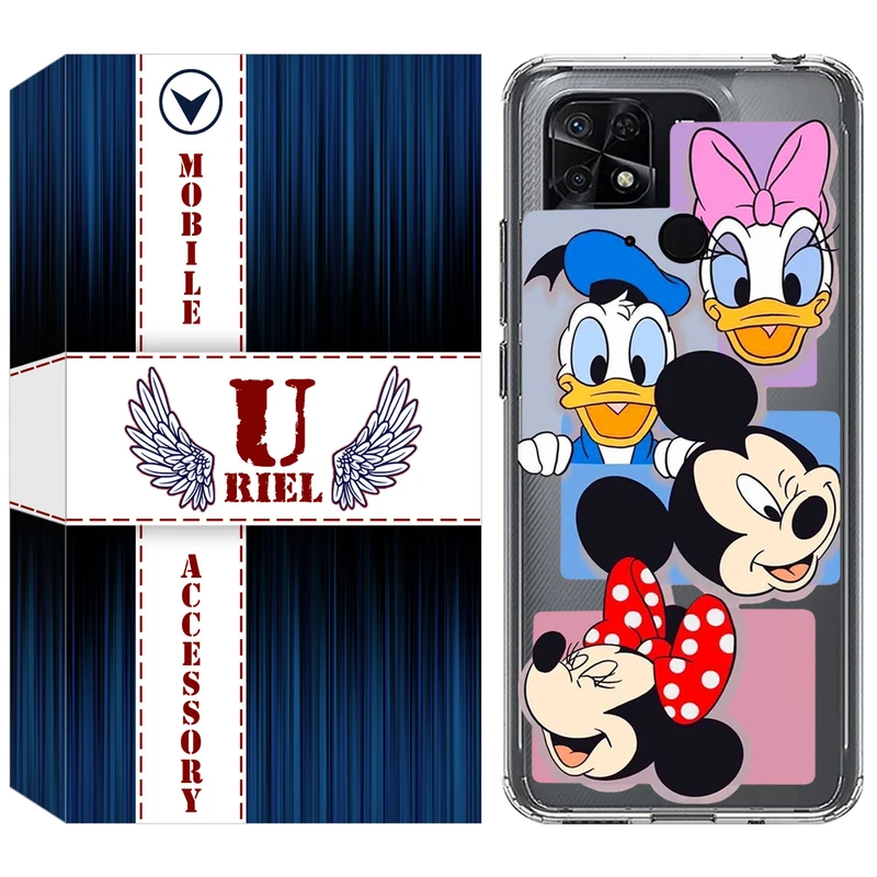 کاور یوریل مدل Clear کد 5 طرح عروسکی مناسب برای گوشی موبایل شیائومی Redmi 10C