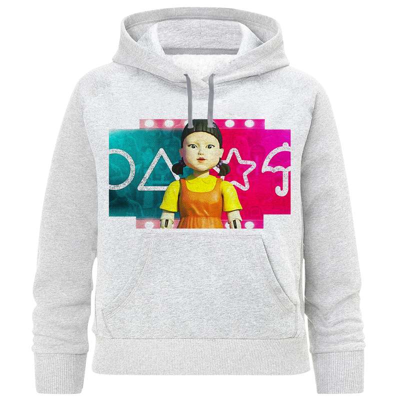 هودی دخترانه مدل F1019 SQUID GAME