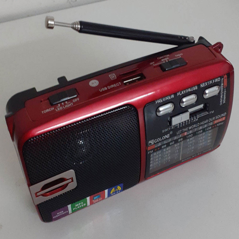 رادیو بلوتوثی گولون مدل 7600 رادیو بلوتوثی گولون مدل 7600