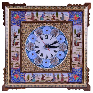 ساعت خاتم کاری طرح شکار مدل مجلس کد 3939