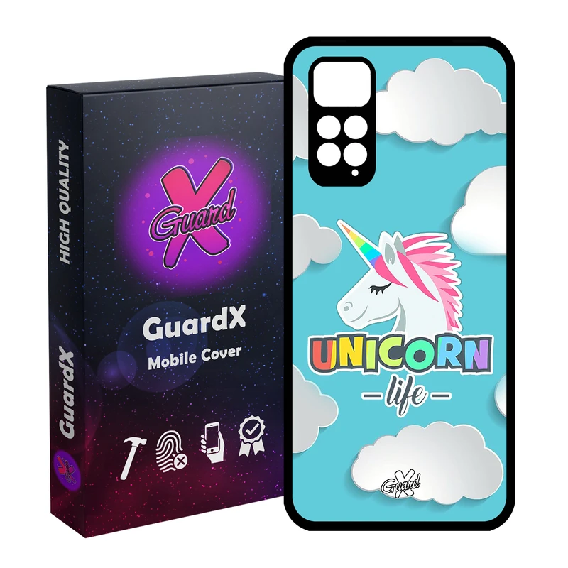 کاور گارد ایکس طرح Unicorn مدل Glass10060 مناسب برای گوشی موبایل شیائومی Redmi Note 11S/ Note 11 4G