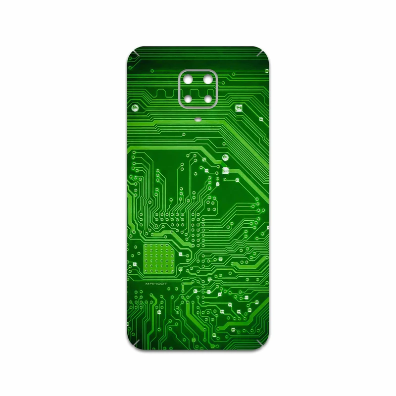 برچسب پوششی ماهوت مدل Green Printed Circuit Board مناسب برای گوشی موبایل شیائومی Redmi Note 9 Pro