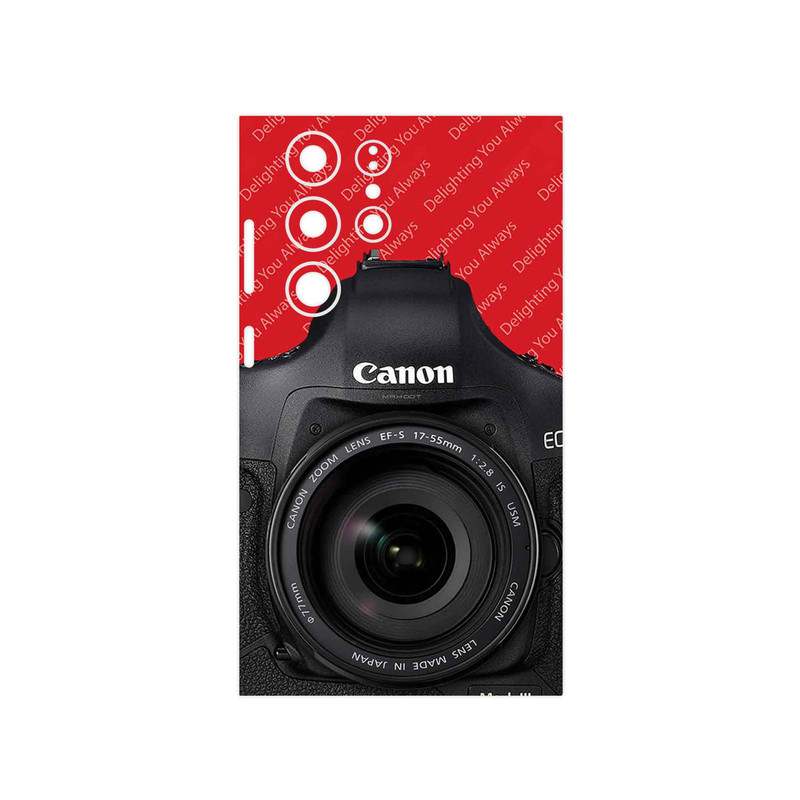 برچسب پوششی ماهوت مدل Canon Logo مناسب برای گوشی موبایل سامسونگ Galaxy S23 Ultra