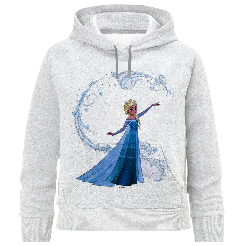 هودی دخترانه مدل ملکه برفی F713