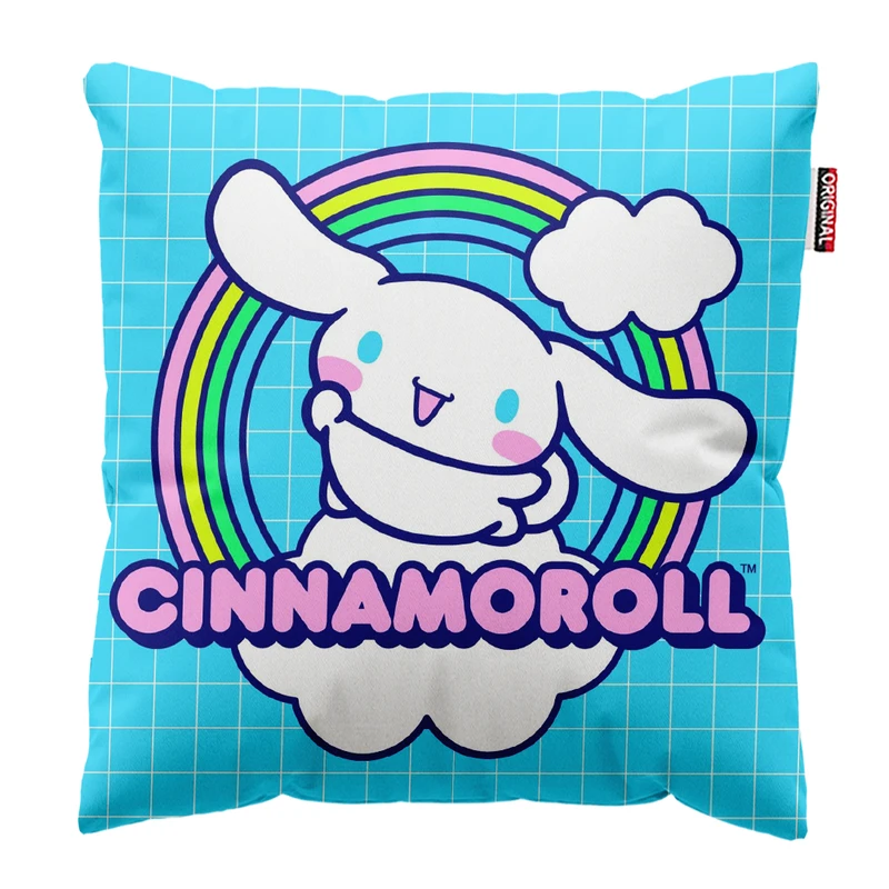 کوسن پاد آفرین مدل سانریو سینامورول کد PK301675 سایز 30*30 سانتی متر