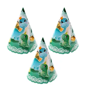 کلاه تولد مدل دایناسور کد H3 مجموعه 3 عددی