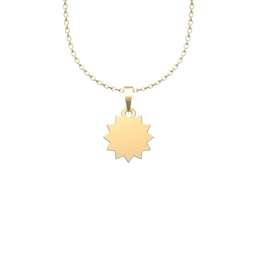 گردنبند طلا 18 عیار زنانه مدوپد مدل ستاره کد A3-1-1025 - - 5