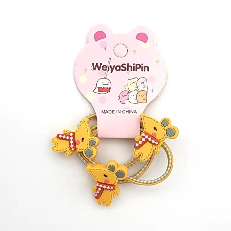 کش مو دخترانه مدل موش کد KSH646 بسته 3 عددی