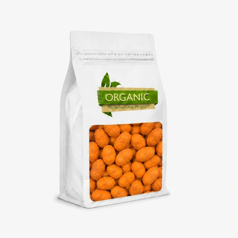 بادام زمینی روکش دار کچاپ ارگانیک - 500 گرم