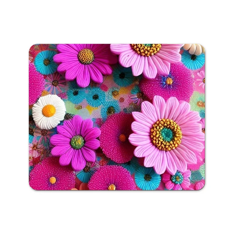 ماوس پد پاد آفرین طرح گل کد 1007 سایز 19*24 سانتی متر