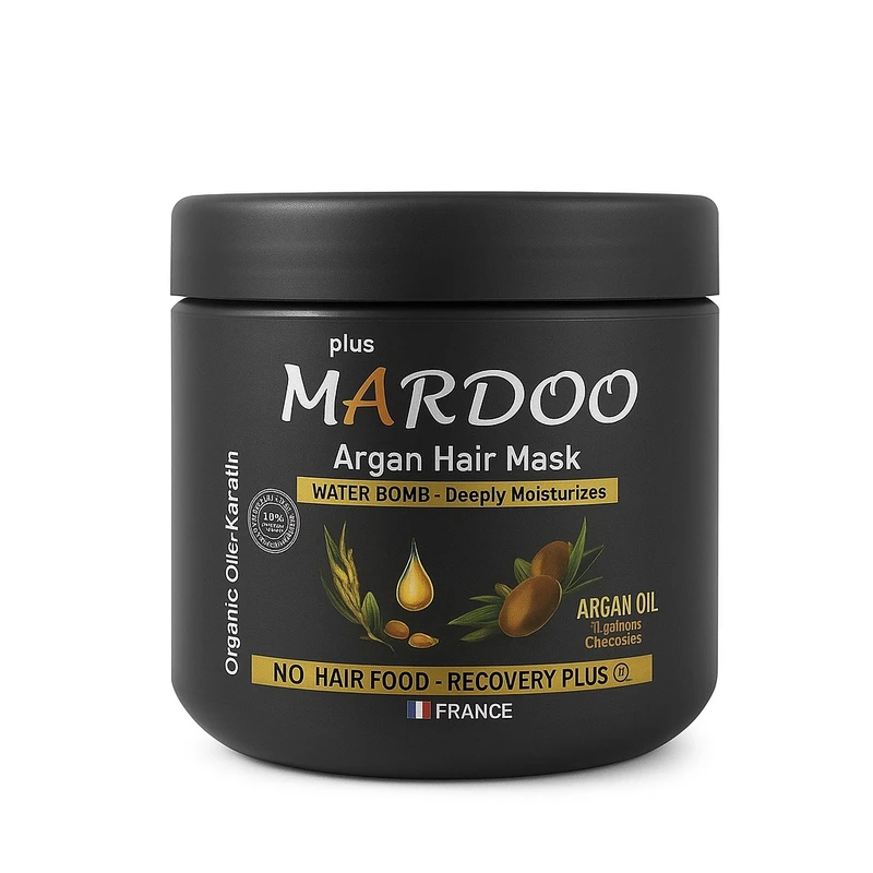 ماسک مو تقویت کننده ماردو مدل آرگان مناسب برای موهای آسیب دیده حجم 550 میلی لیتر
