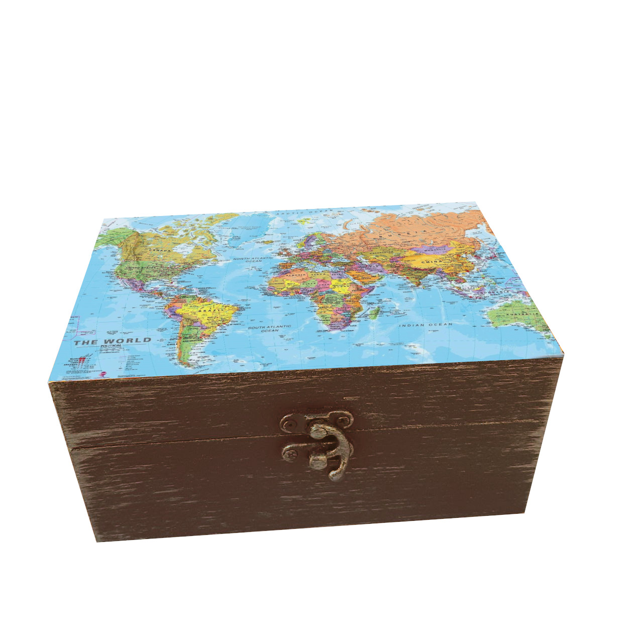 جعبه هدیه چوبی مدل هنری طرح نقشه کد SB59