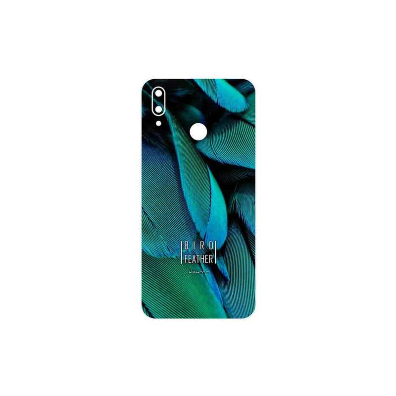 برچسب پوششی ماهوت مدل Green Feather مناسب برای گوشی موبایل هوآوی Y9 2019