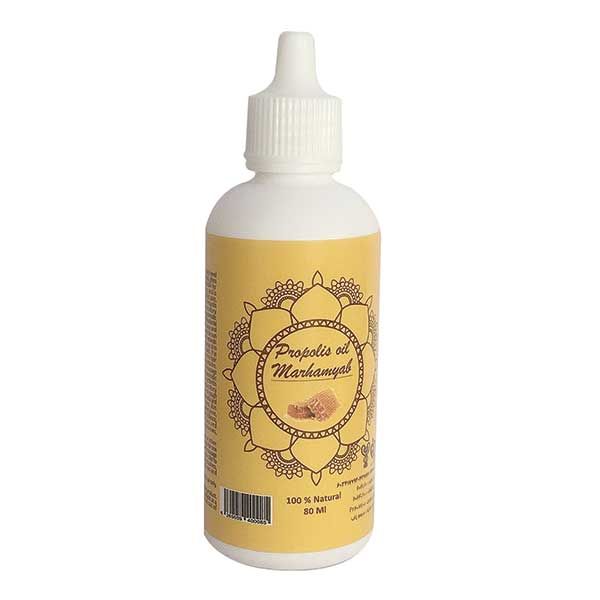 روغن تقویت کننده مو و ریش و سبیل مرهم یاب مدل بره موم حجم 80 میلی لیتر 