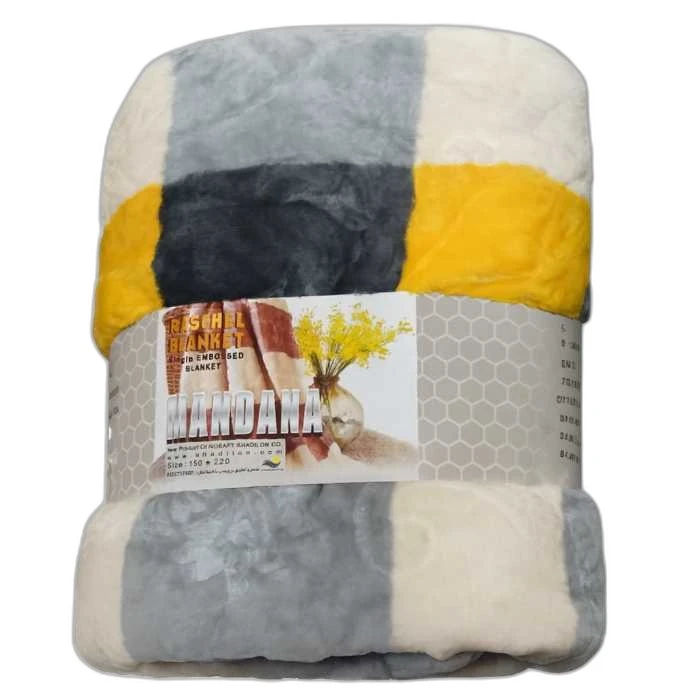 پتو 2 نفر شادیلون مدل ماندانا سایز 220x200 سانتی‌متر