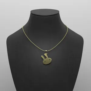 گردنبند طلا 18 عیار زنانه مدوپد مدل خرگوش کد T2-1-1019