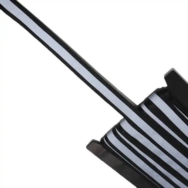 نوار یراق مدل شبرنگ پارچه ای کد BL-2 طول 2 متر