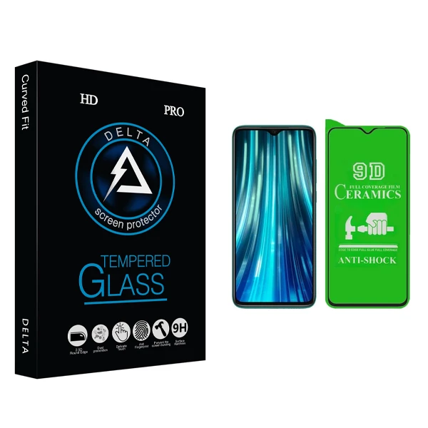 محافظ صفحه نمایش سرامیکی دلتا مدل HD مناسب برای گوشی موبایل شیائومی REDMI NOTE8 PRO