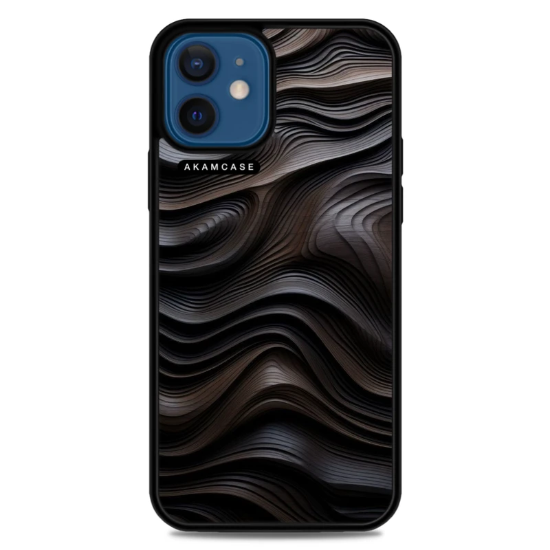 کاور آکام مدل AMC-WA12M-WOOD-11 مناسب برای گوشی موبایل اپل iPhone 12 Mini