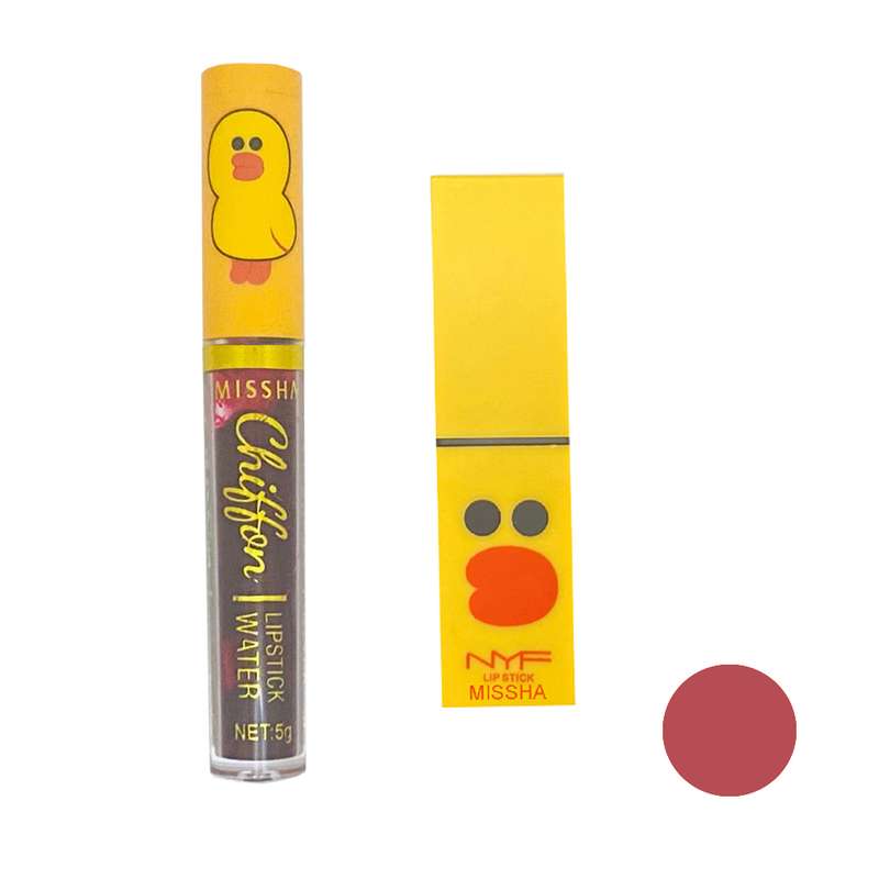 رژ لب میشا شماره 06 مجموعه 2 عددی