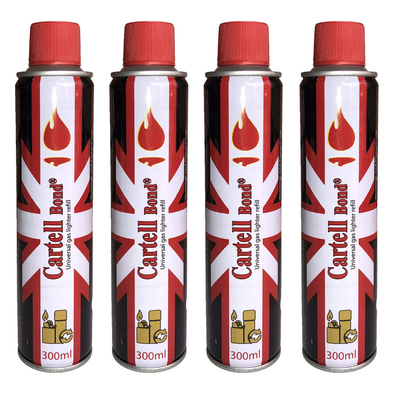گاز فندک کارتل مدل CL-04 بسته 4 عددی