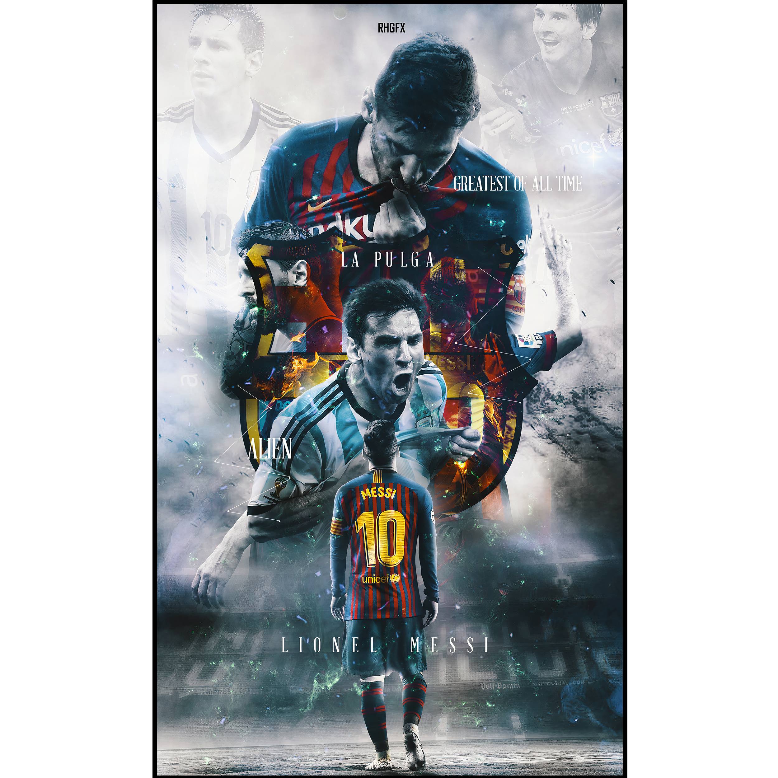 پوستر مدل لیونل مسی - Leo Messi