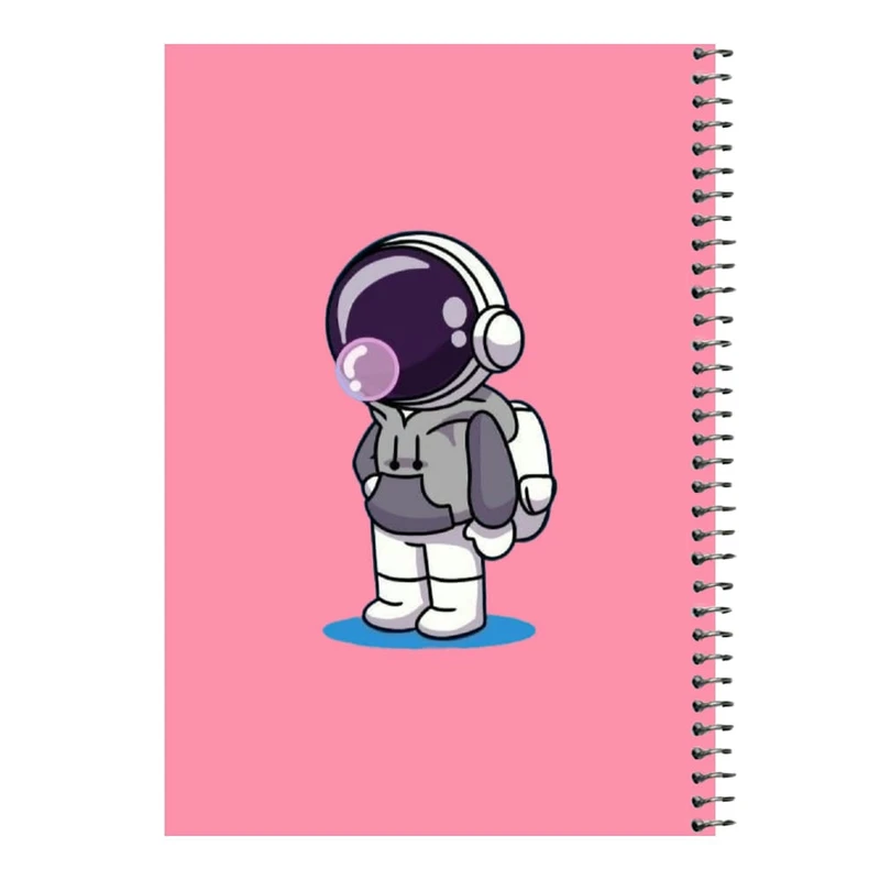 دفتر مشق 80 برگ اس جی مدل فضانورد   