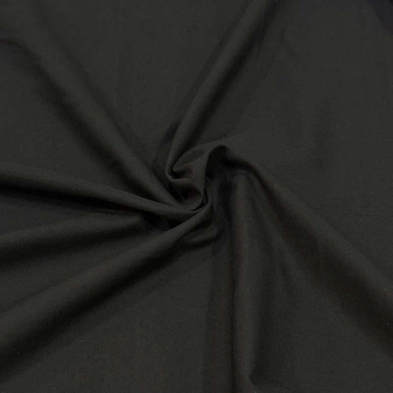 پارچه لباس عرض 1.5 متر مدل تترون رنگ مشکی