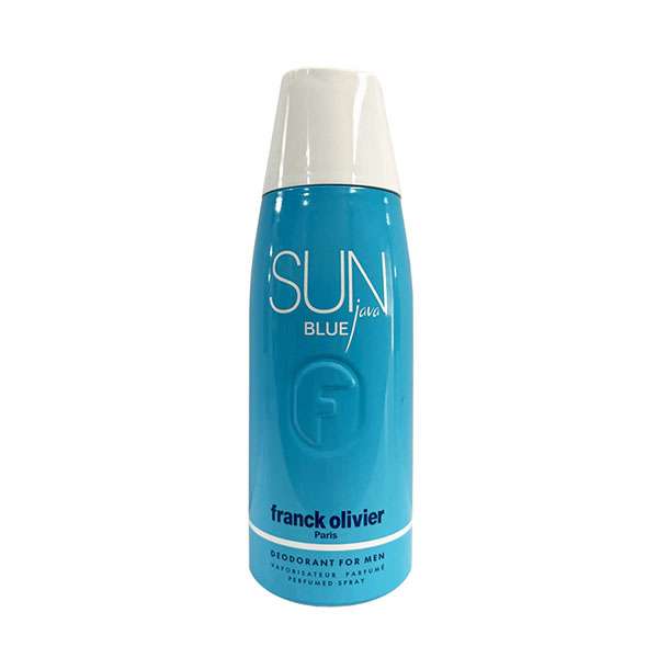 اسپری خوشبو کننده بدن مردانه فرانک اولیویر مدل Sun Java Blue حجم 250 میلی لیتر اسپری خوشبو کننده بدن مردانه فرانک اولیویر مدل Sun Java Blue حجم 250 میلی لیتر