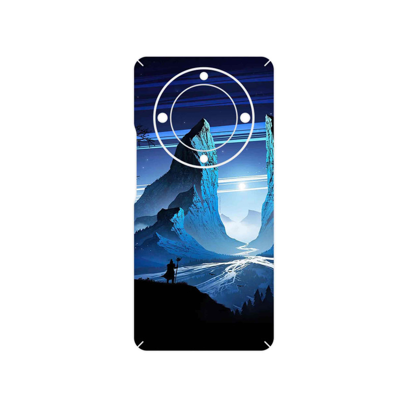 برچسب پوششی ماهوت مدل Blue Mountains Digital Art مناسب برای گوشی موبایل آنر X9a