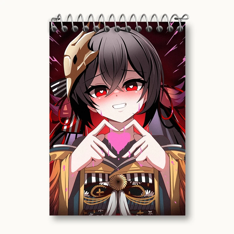 دفتر یادداشت 50 برگ خندالو مدل بازی آزور لین (Azur Lane) کد 34273