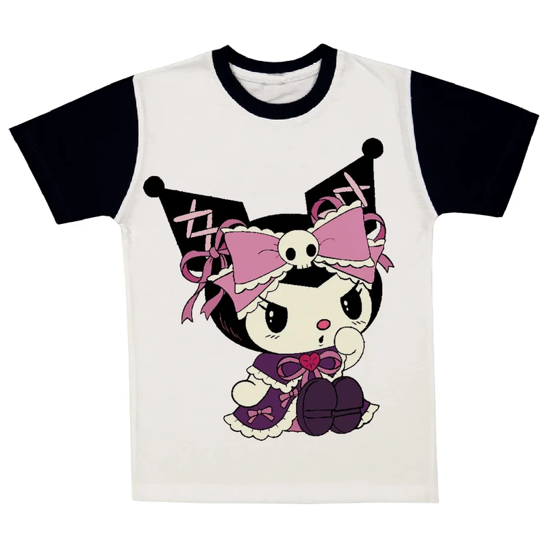 تی شرت آستین کوتاه دخترانه مدل عروسک کد A67