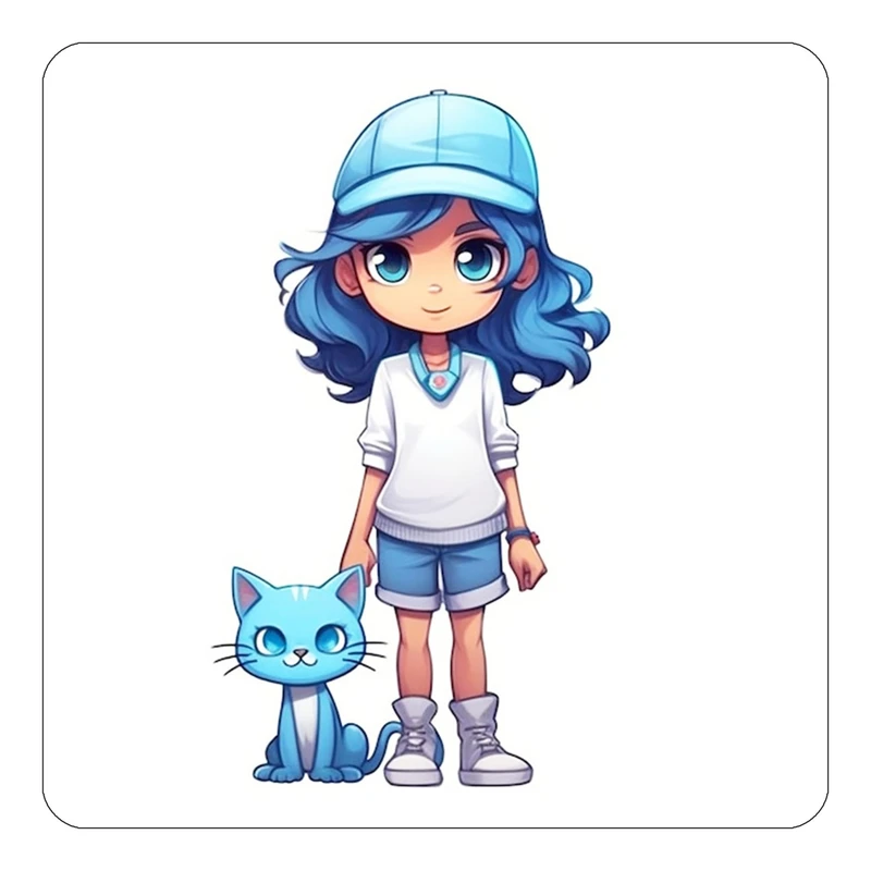 مگنت کاکتی طرح دختر مدل mp61770