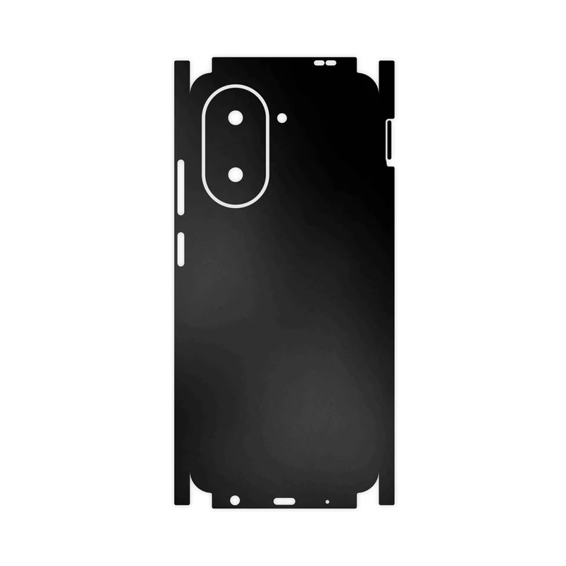 برچسب پوششی ماهوت مدل Matte-Black-FullSkin مناسب برای گوشی موبایل شیائومی Poco C71