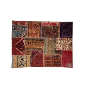 کلاژ فرش دستباف 2 متری مدل وینتج کد 60