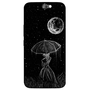 Megafone Girl and Moon 1369 Cover For Htc One A9