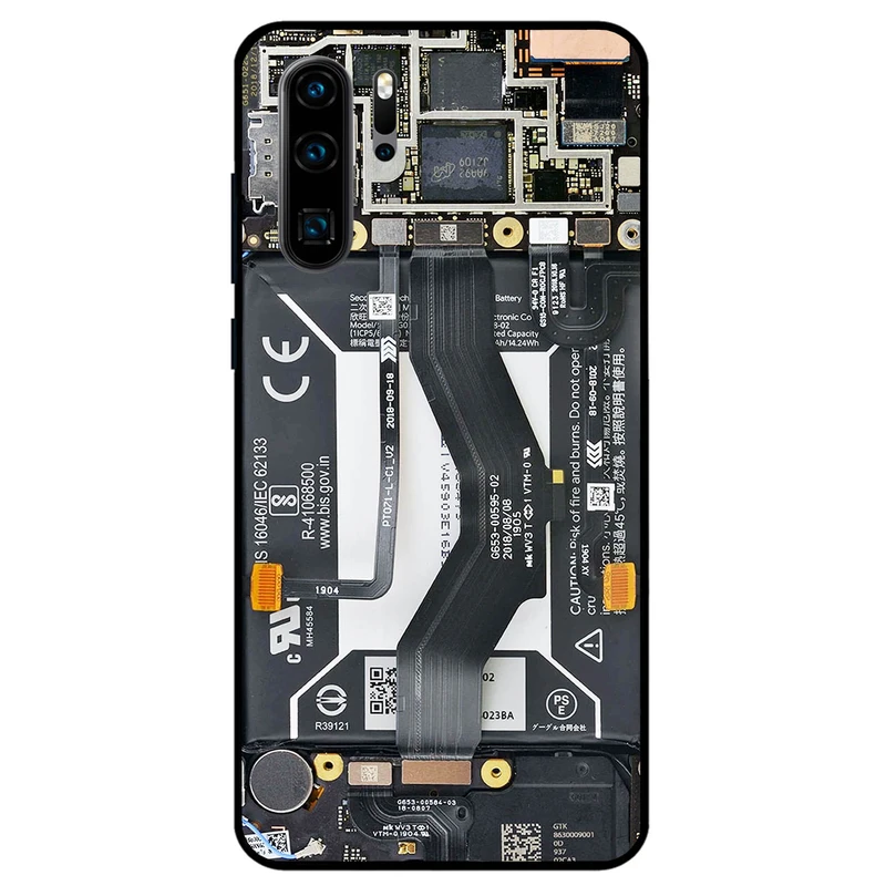 کاور مگافون طرح برد موبایل مدل 8004 مناسب برای گوشی موبایل هوآوی P30 Pro