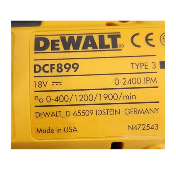 آچار بکس شارژی دیوالت مدل DCF899P2 درایو 1/2 اینچ