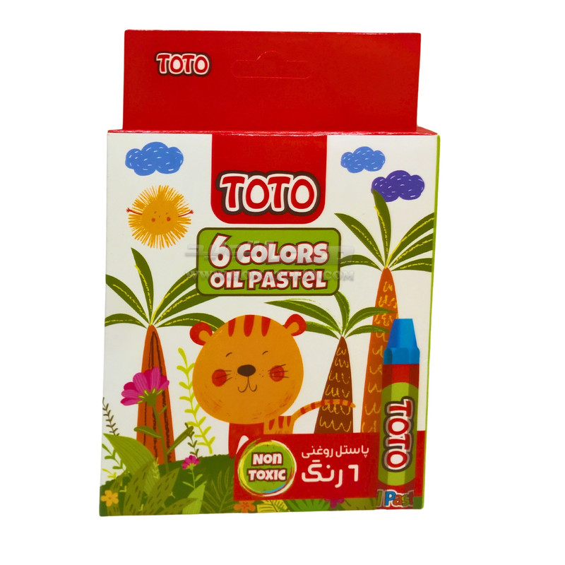 پاستل 6 رنگ توتو مدل 6 کد 007