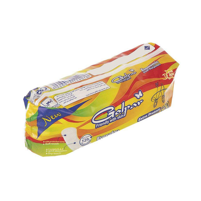 پد بهداشتی گل پر مدل Sensitive سایز بزرگ مجموعه 4 عددی