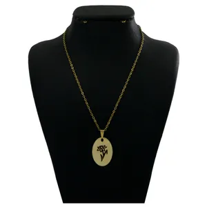 گردنبند نقره زنانه دلی جم مدل گل کد D 557 