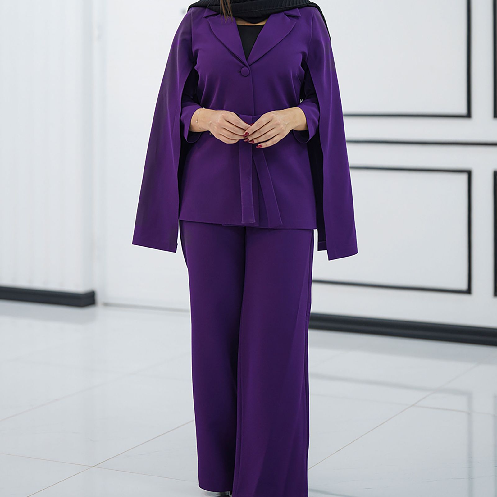 ست کت و شلوار زنانه السانا مدل بارلی کد 141236 - - 2