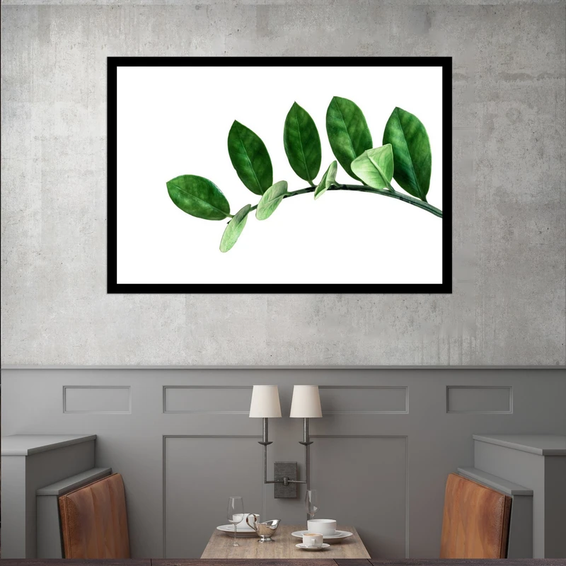 تابلو بکلیت طرح مدرن برگ مدل قاب شاسی B-s10172