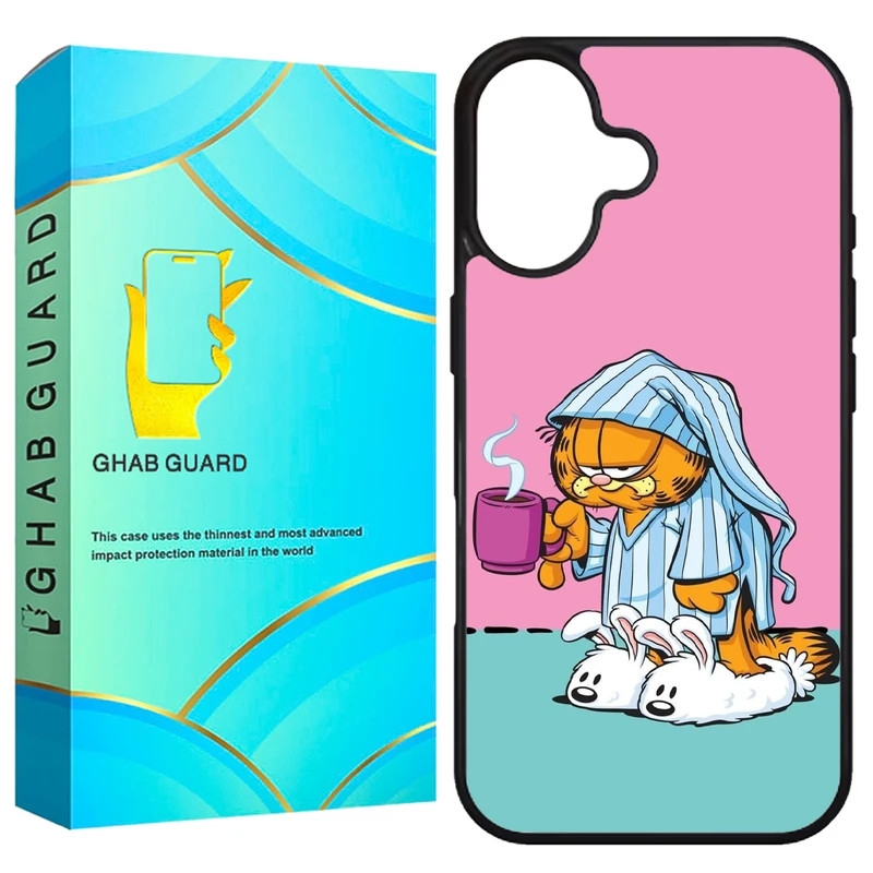 کاور قاب گارد طرح گارفیلد مدل G16PL مناسب برای گوشی موبایل اپل iPhone 16 Plus