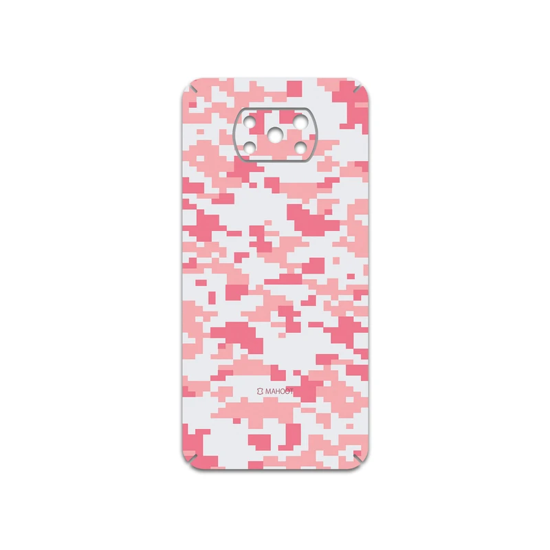 برچسب پوششی ماهوت مدل Army-Pink-pixel مناسب برای گوشی موبایل شیائومی Poco X3 NFC