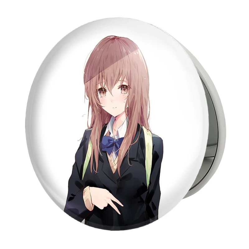 آینه جیبی خندالو طرح شوکو نیشیمیا انیمه سایلنت ویس A Silent Voice مدل تاشو کد 15822 