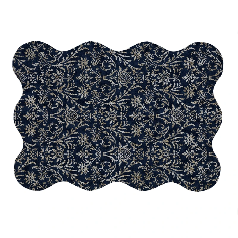 پادری مدل دالبر طرح کلاسیک کد 5870 سایز 80x110 سانتی متر