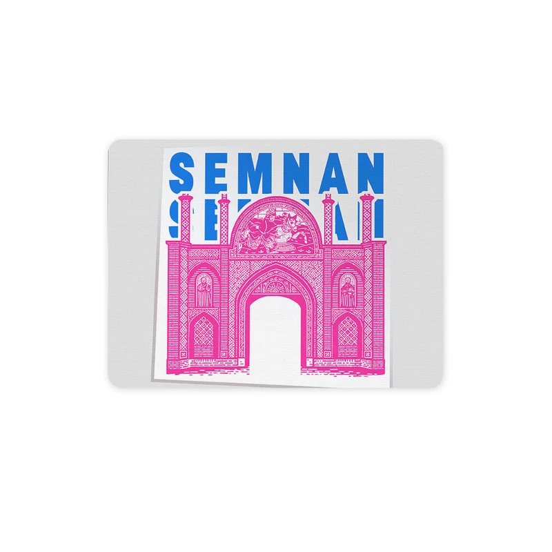 ماوس پد ترمه طراحان ایده مدل نماد دروازه ارگ سمنان کد map0112 سایز 19*28 سانتی متر